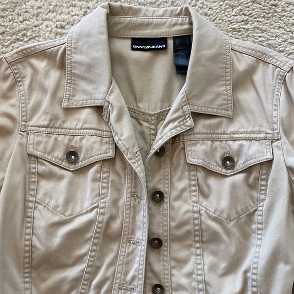 DKNY Jeans Khaki Jacket - Picture 3 of 7